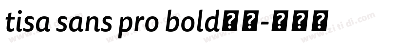 tisa sans pro bold字体字体转换